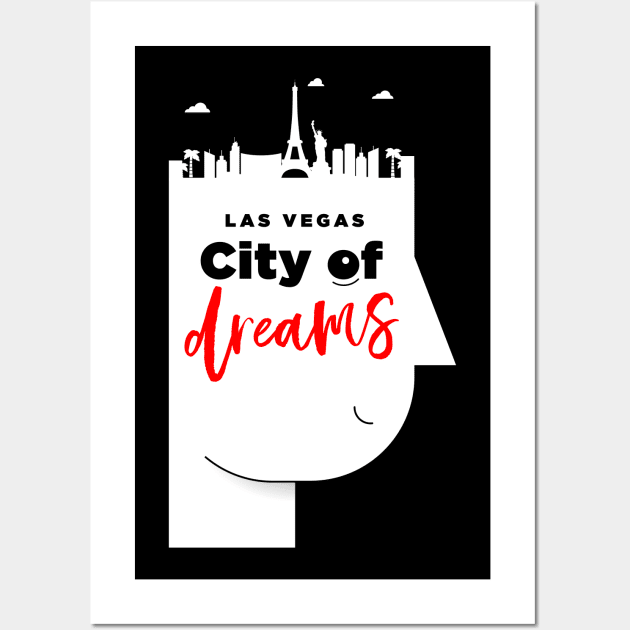 Las Vegas City of Dreams Wall Art by kursatunsal